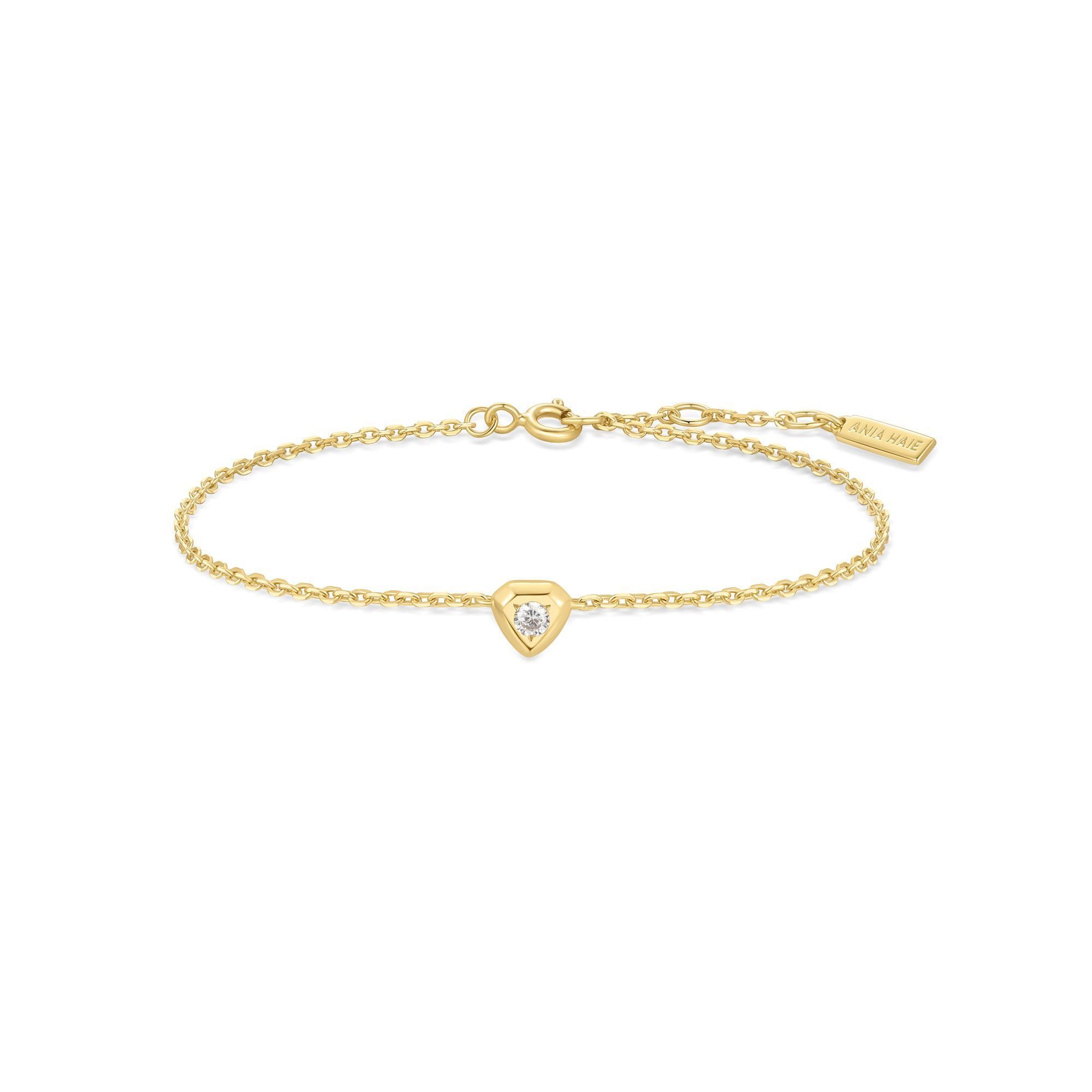 Ania Haie Armband Tiny Shield 925er Sterlingsilber