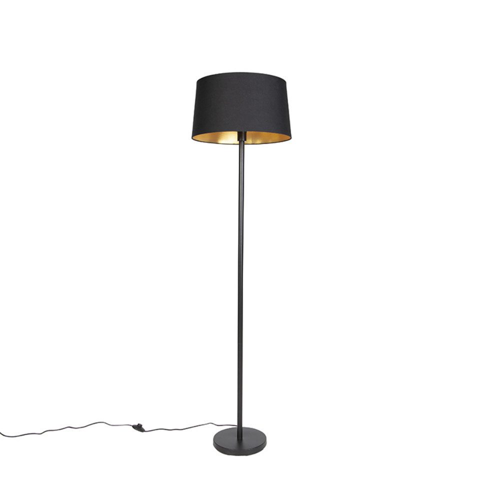 Qazqa Stehlampe Simplo, ohne Leuchtmittel, E27, günstig online kaufen