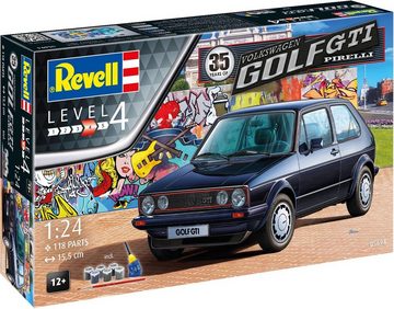 Revell® Modellbausatz »Model Set 35 Jahre VW Golf GTI Pirelli«, Maßstab 1:24, (Set), Made in Europe
