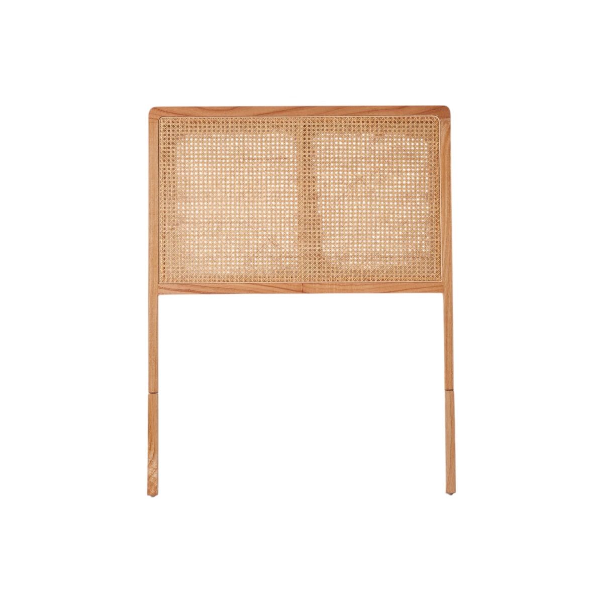 Tikamoon Massivholzbett Kopfteil aus Rattangeflecht 90 Adèle (1-tlg)