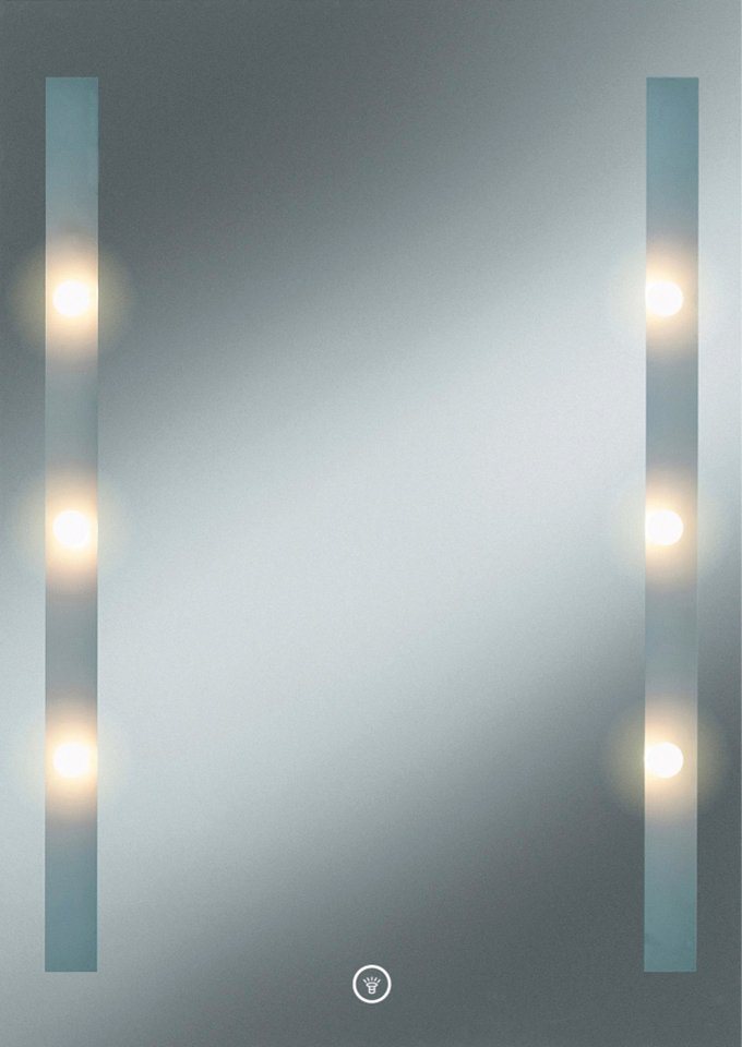 KRISTALLFORM Spiegel »Moonlight 1«, 50 x 70 cm, LED KRISTALLFORM Spiegel »Moonlight 1«, 50 x 70 cm, LED