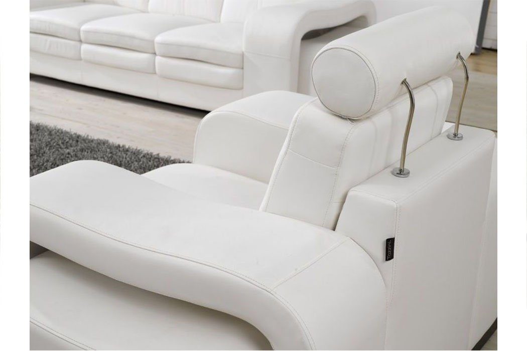 JVmoebel Sofa Sitzer 1 3 Design 1 Sofa Polster Couchen Set Couch, Sofagarnitur in Made Weiß Europe