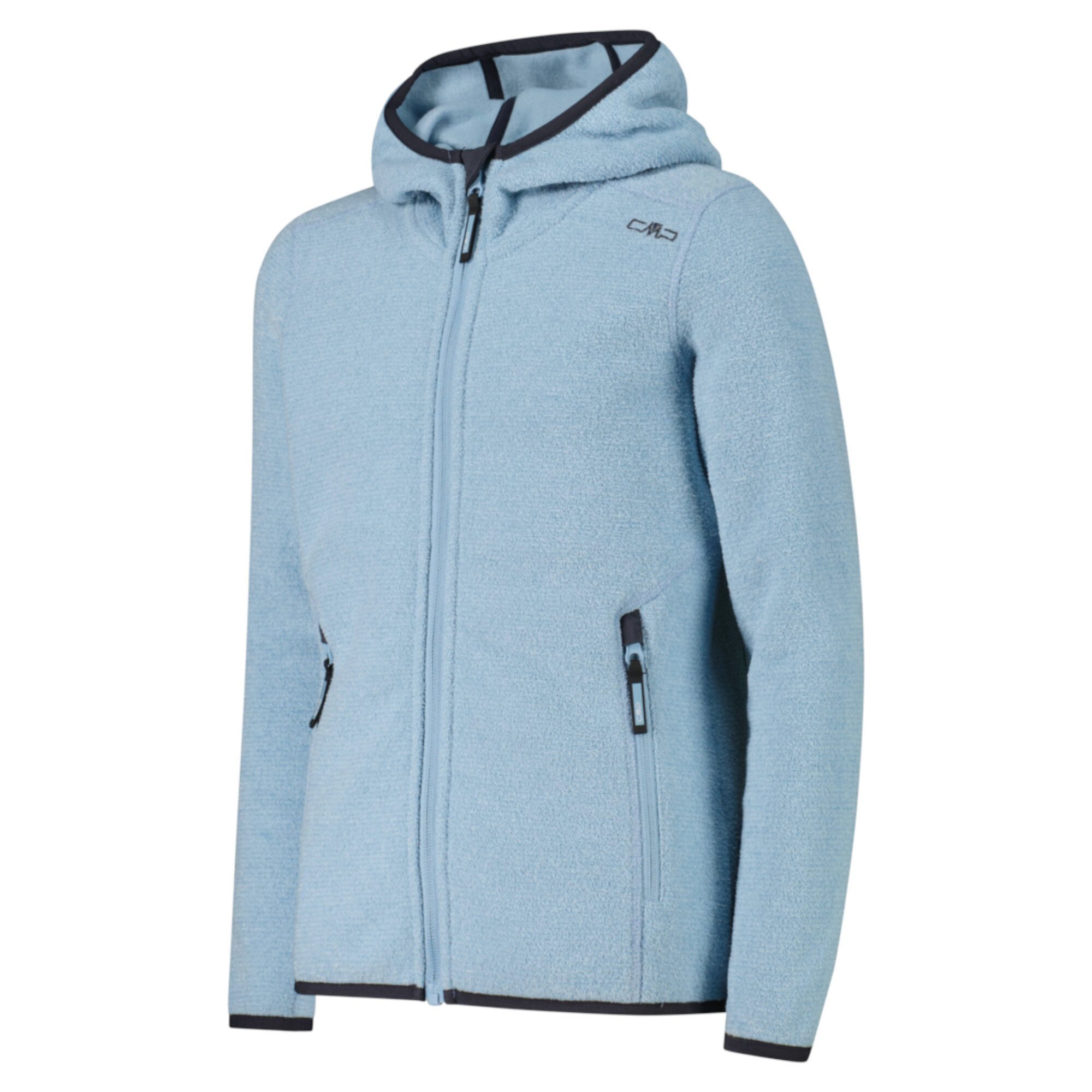 CMP Fleecejacke CMP Mädchen Fleecejacke Kid G Jacket Fix Hood 3H19825A