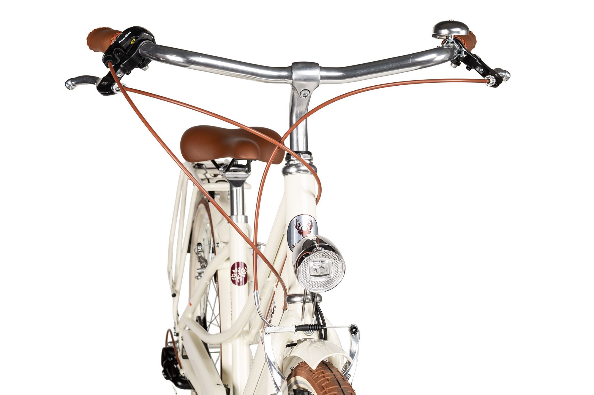 Almrausch Cityrad Marlies 6 26, 6 Gang Shimano Tourney 6 Schaltwerk, Kettenschaltung, Straßenausstattung braun/beige