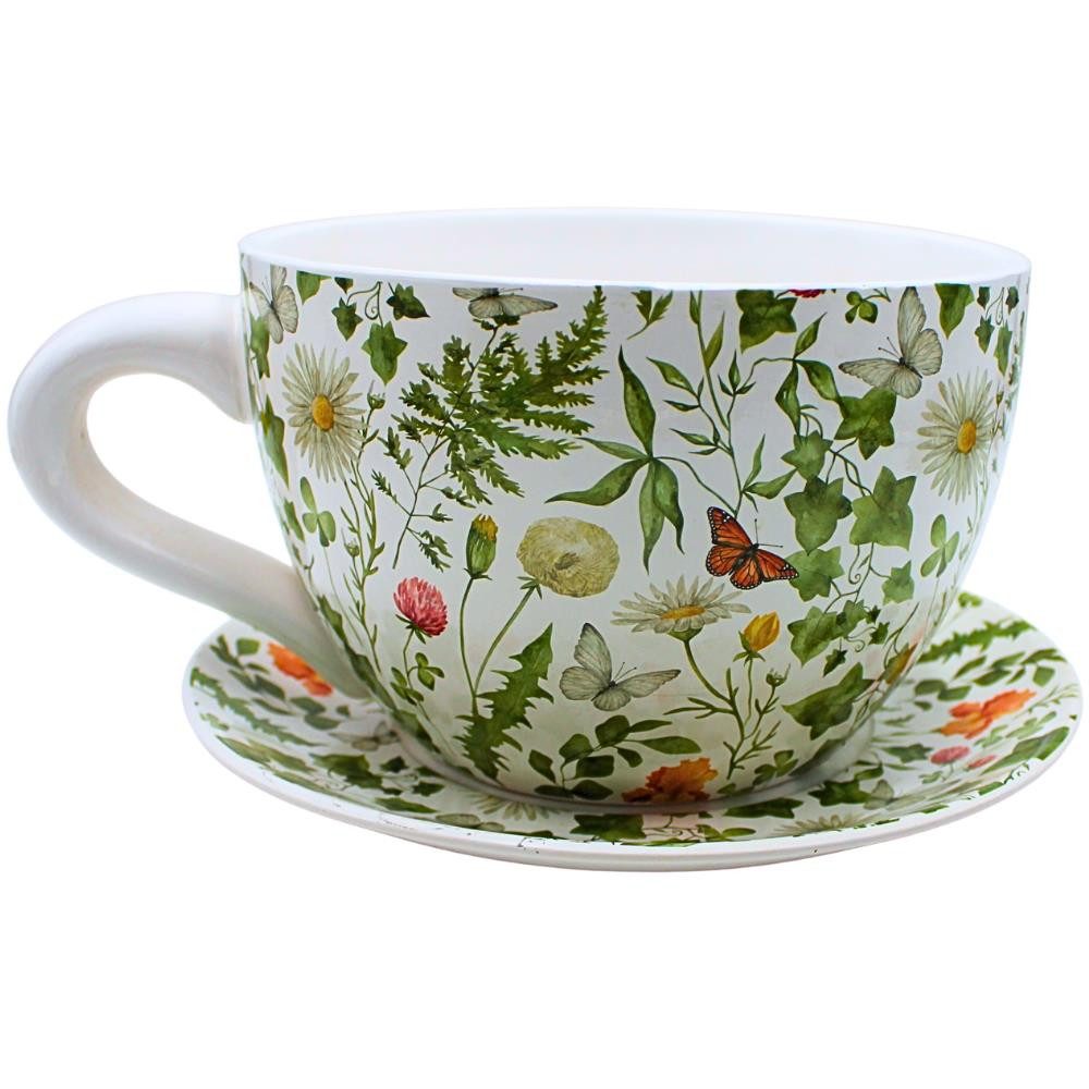 Dekohelden24 Übertopf Pflanztassen in verschiedenen Varianten (1 St)