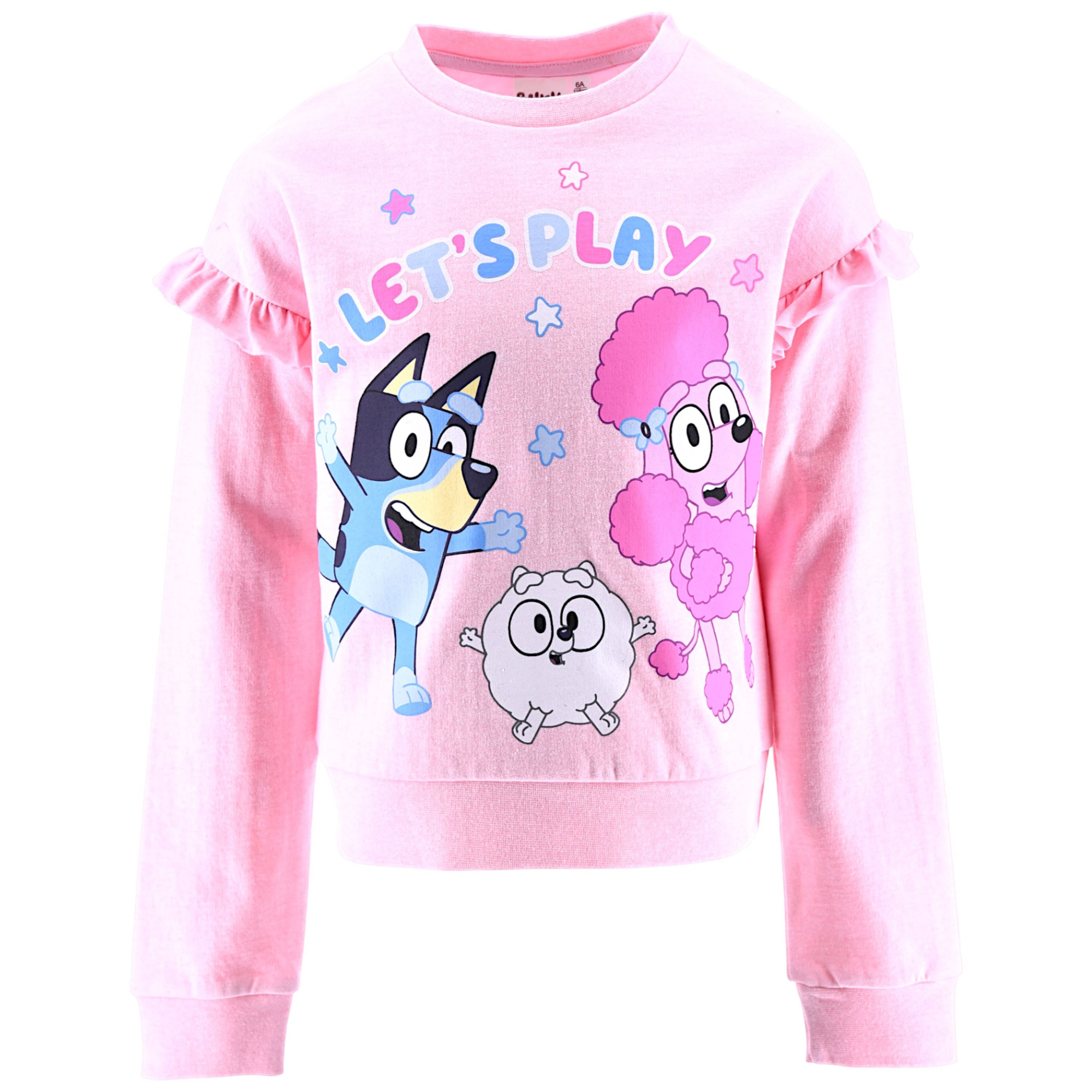 Bluey Sweatshirt Let´s Play Kinder Sweat-Pullover Розмір 98 - 116 cm