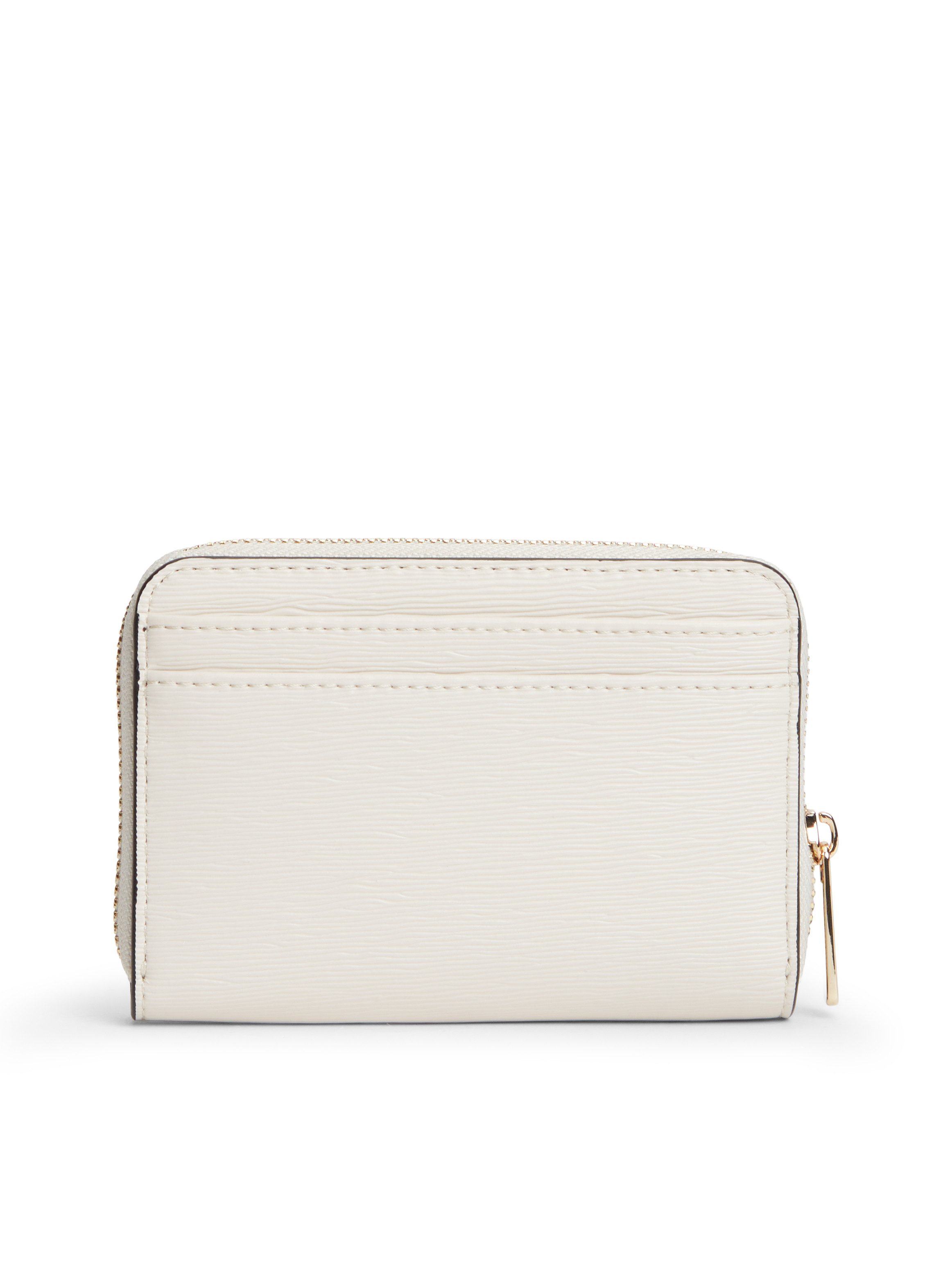 Tommy Hilfiger Geldbörse TH MODERN COMPACT ZA, Damen Geldbeutel, Portemonnaie mit Logo-Schriftzug