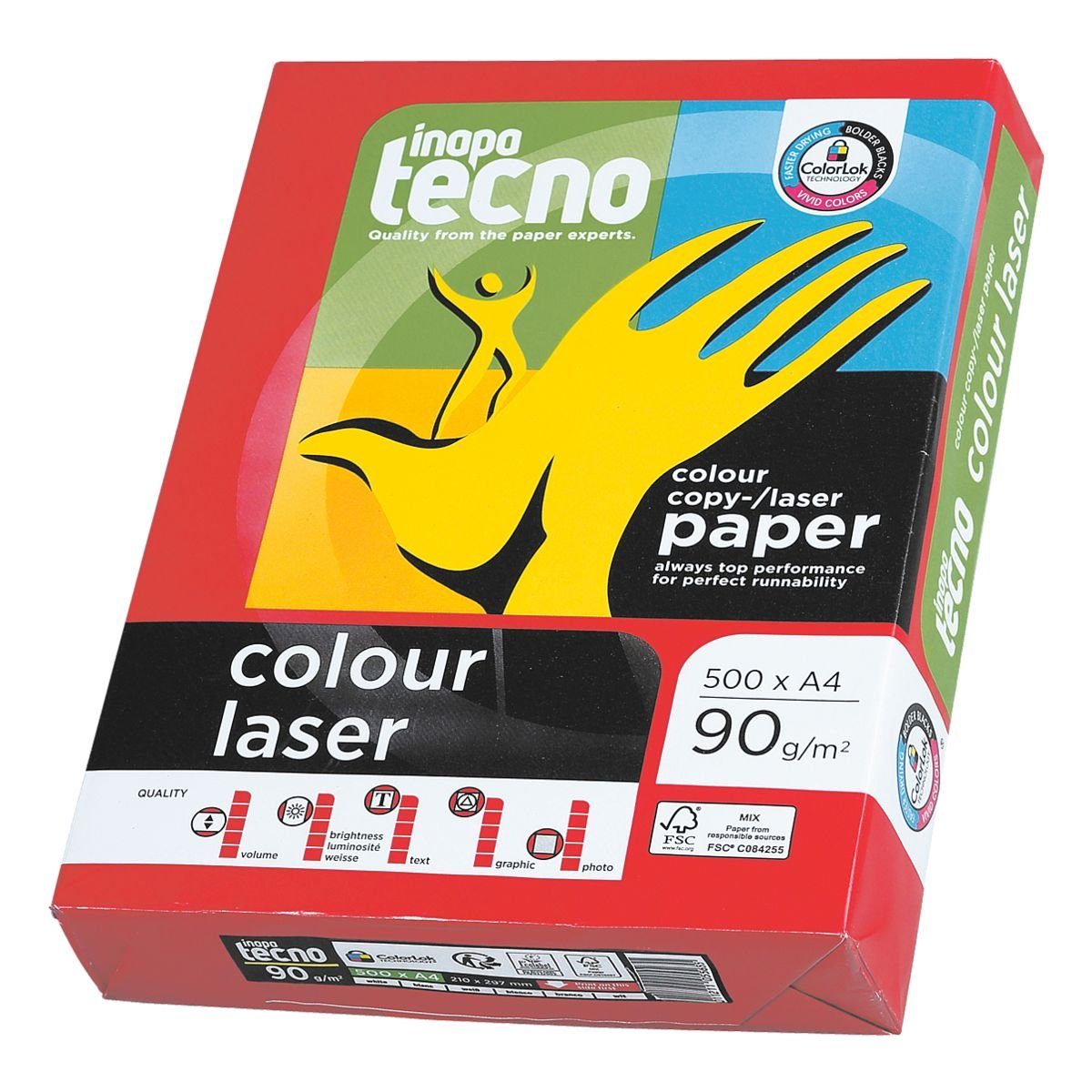 Papier Orange Fluorescent A4 80g/m² - Lot De 100 Feuilles - Pour Impression Et Loisirs Créatifs
