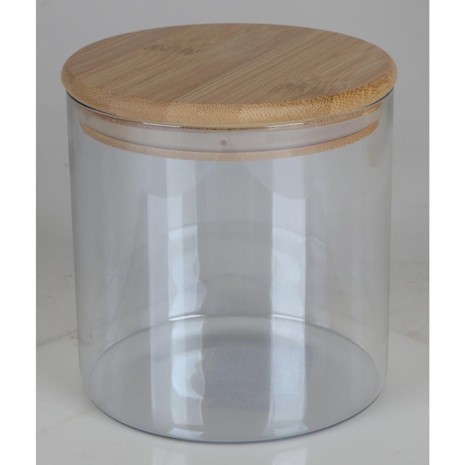 Glas Aufbewahrung Gefäß Vorratsglas BURI Müsli Box Nud, 12x Bambusdeckel Behälter Vorratsdose