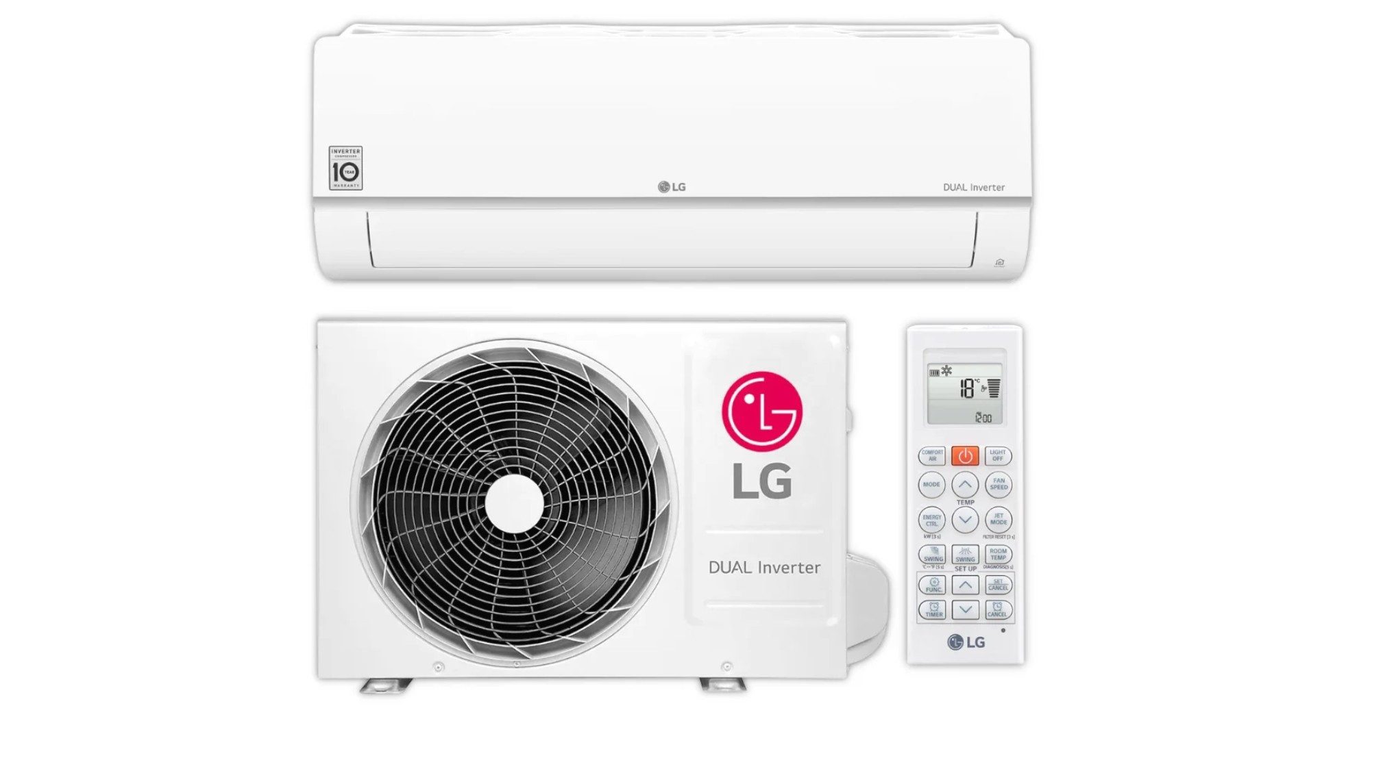 LG Split-Klimagerät Infinity EZ12CS Wifi Set R32, 3,4 kW, A++ INKLUSIVE WIFI
