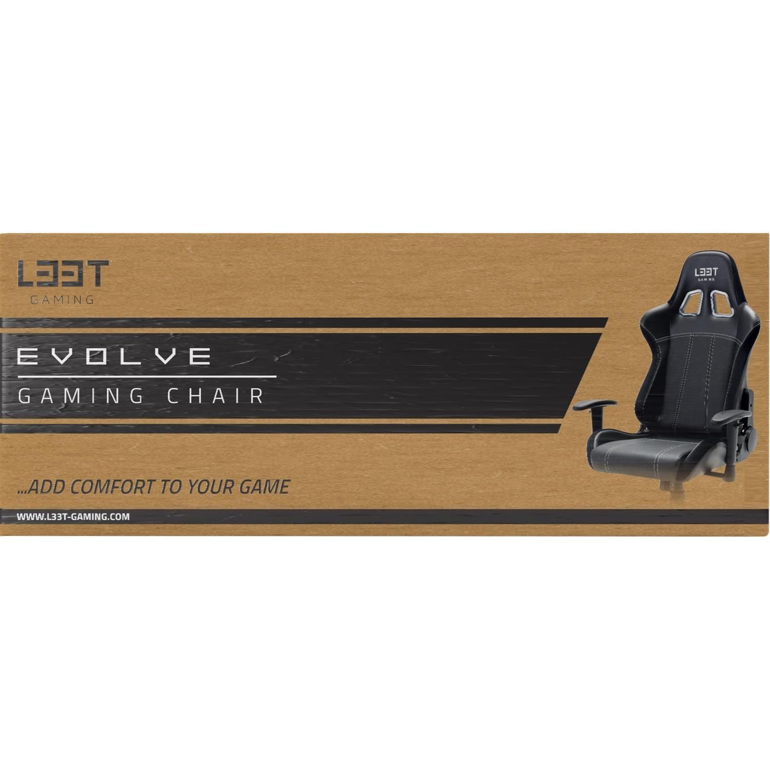 belastbar Stuhl Evolve L33T neigbar, / Gaming Set), Armlehne Büro-Stuhl 120 mit höhenverstellbar, kg (kein Gaming-Stuhl bis