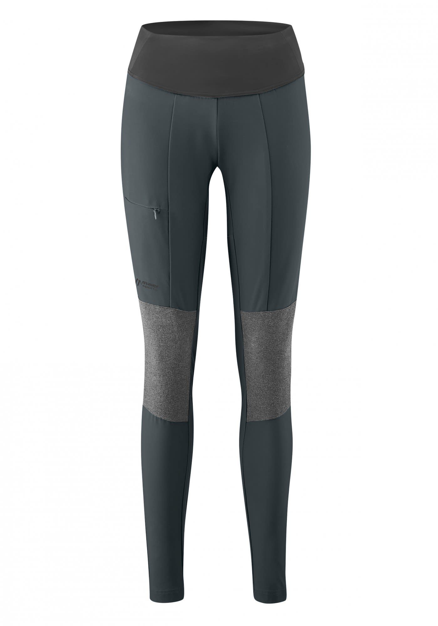 Maier Sports Leggings Maier Sports W Ophit Plus 2.0 Damen Tight Grey | Outdoorhosen