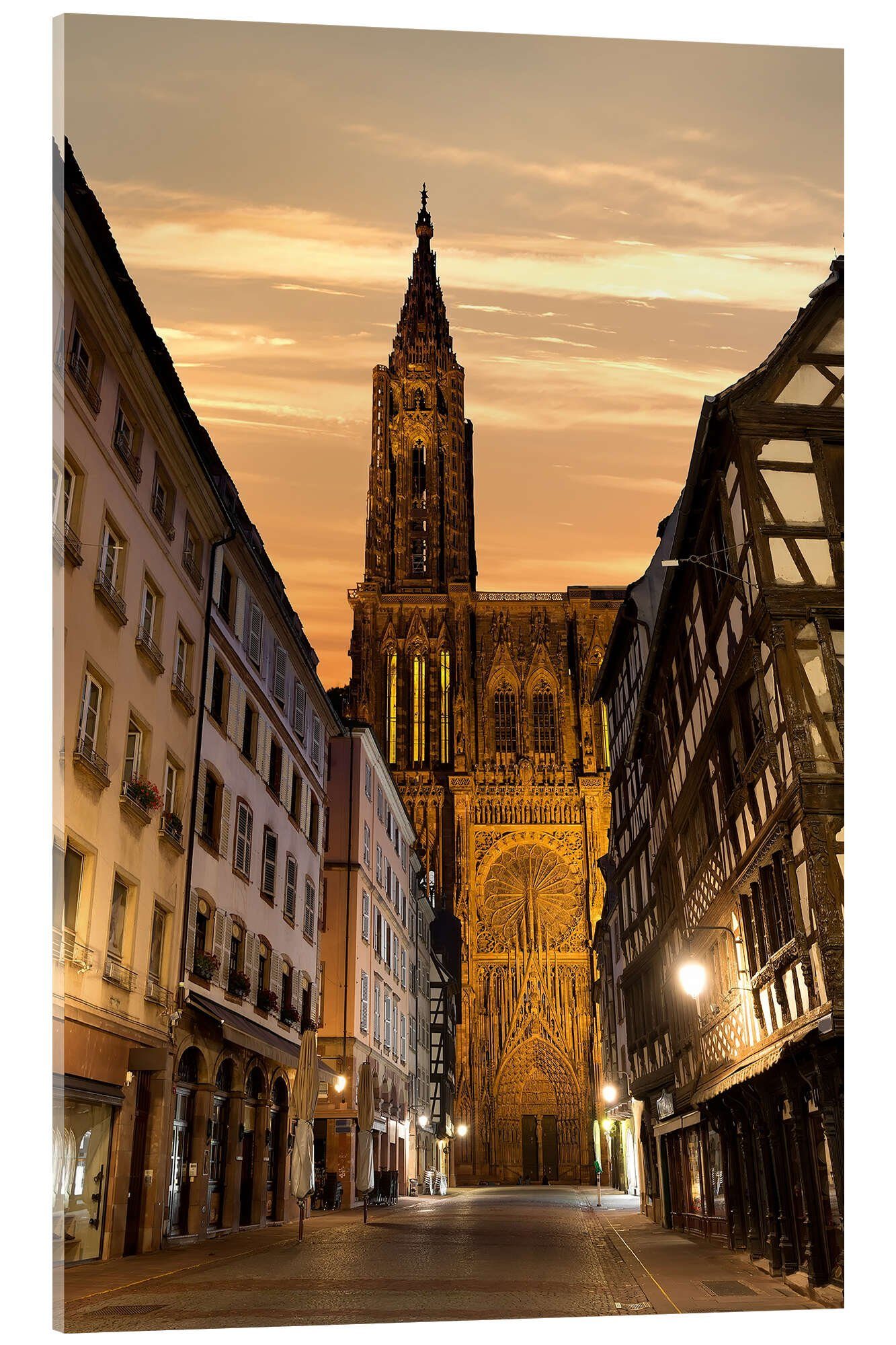 Posterlounge Acrylglasbild Editors Choice, Kathedrale Notre-Dame de Strasbourg, Fotografie