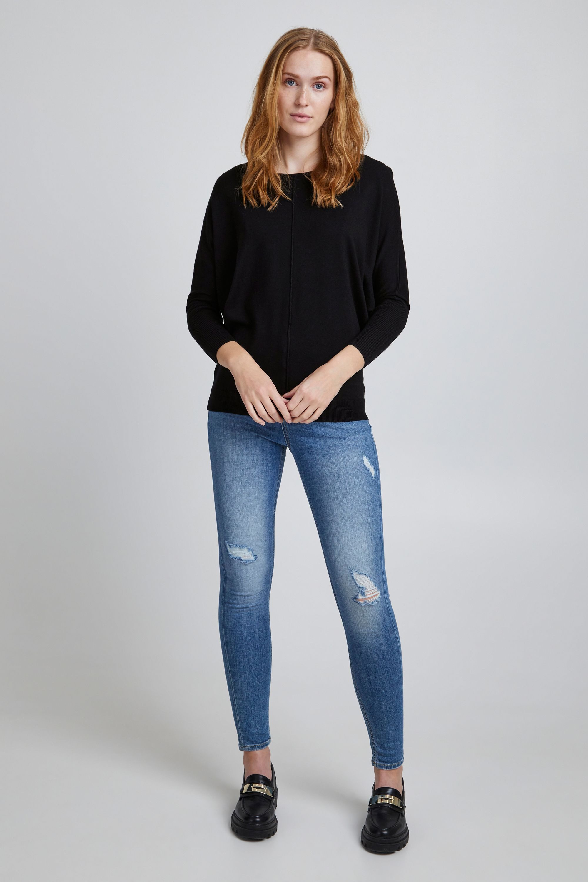 b.young Rundhalspullover BYPIMBA BAT JUMPER -20806434 günstig online kaufen