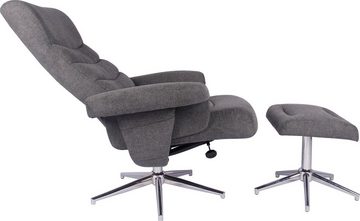 Duo Collection TV-Sessel Markham, mit Hocker und Relaxfunktion, 360 Grad drehbar