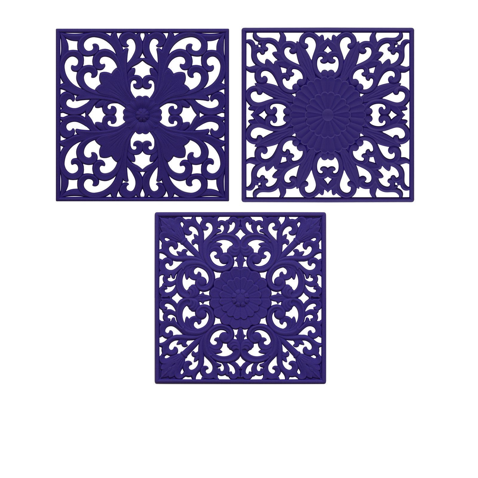 BYSURE Topflappen, (3-tlg), 3er-Pack Topflappen aus Silikon