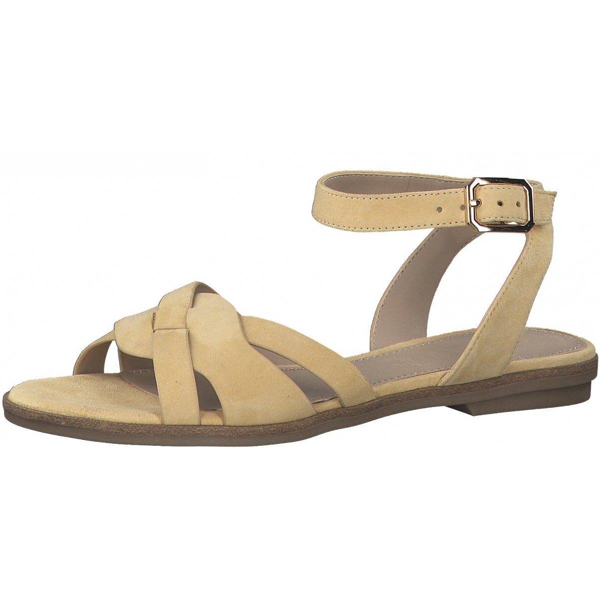 s.Oliver Ledersandale 5-28100-28-512 mit Soft Foam beige Damen Sandale