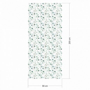 nikima Wandtattoo KF-02 selbstklebende Folie – Floral (PVC-Folie), 2 x 0,9 m selbstklebende Folie