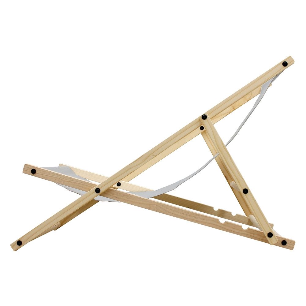 ECD Germany Gartenliege Holz Beachstuhl klappbarer günstig online kaufen