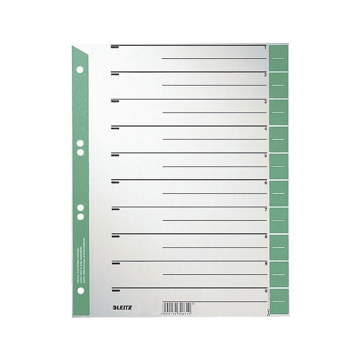 Trennblätter 230 g/m² - 25 Stück »1652« Trennblätter 230 g/m² - 25 Stück »1652«