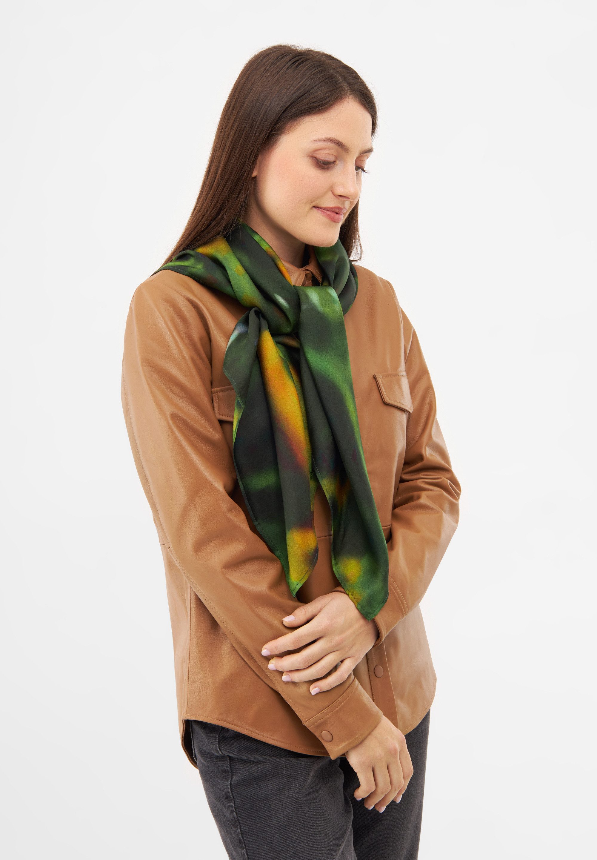 Bolongaro Trevor Modeschal BUTTERFLY, Weicher Schal,Signature-Inhouse-Druck, flexibles Styling möglich