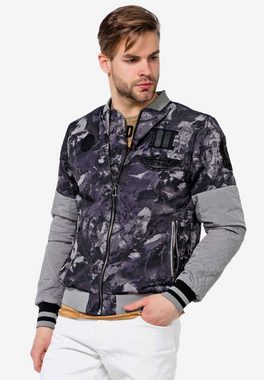 Cipo & Baxx Collegejacke in coolem Military-Style