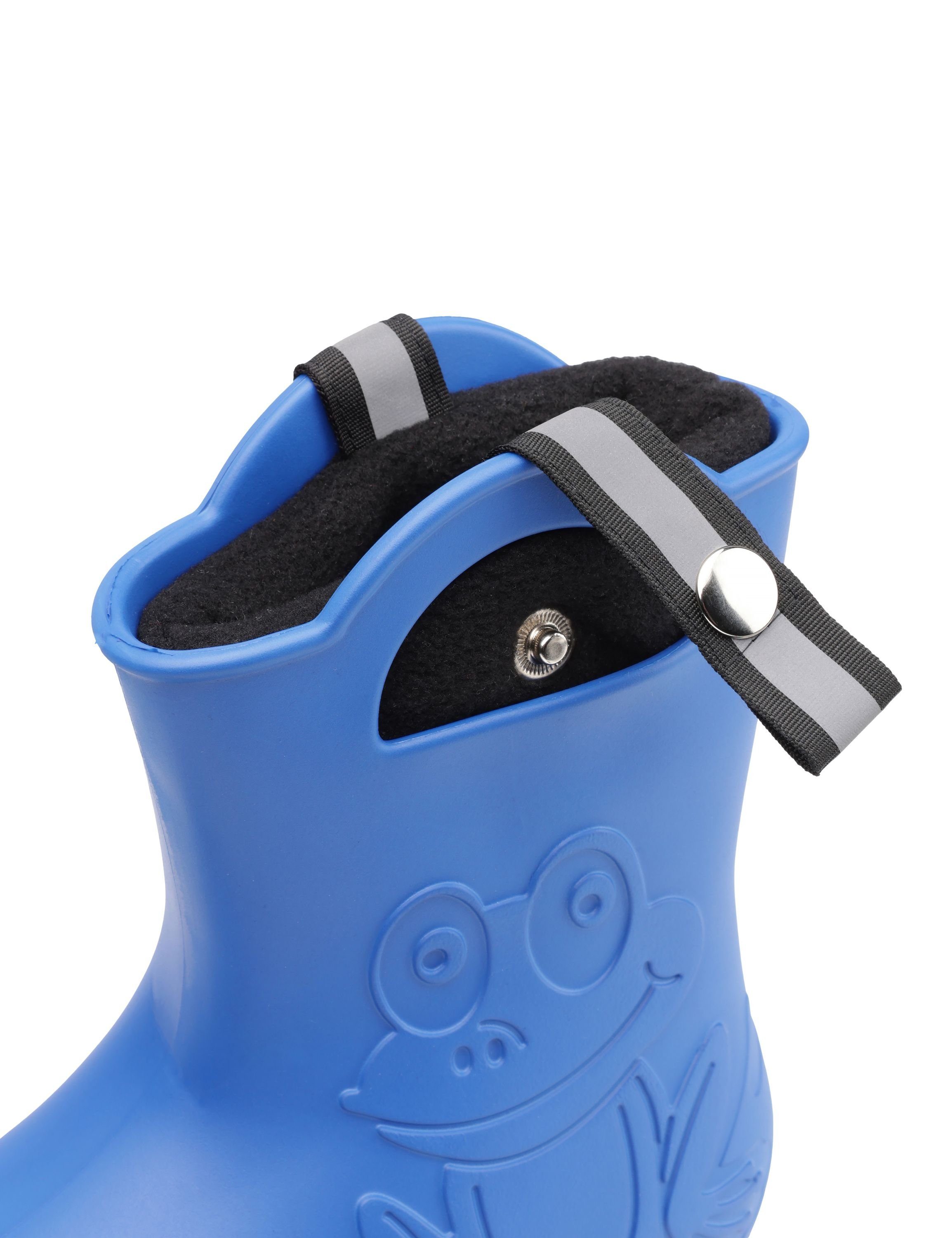 Regenstiefel Wärmende Schaftformer Socken für Kinder Stiefelsocken Schwarz Ladeheid Gummistiefel
