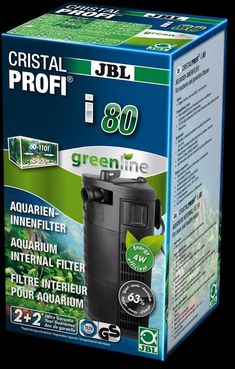 Aquariumfilter JBL CRISTALPROFI i80 greenline Energieeffizienter Innenfilter für