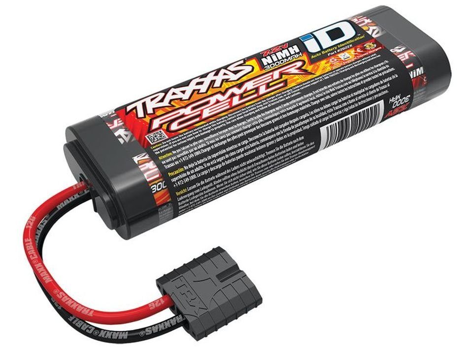 Traxxas Traxxas PowerCell NiMh Akku 3000mAh 6 Zellen flach 7,2V mit ID-Stecker Akku