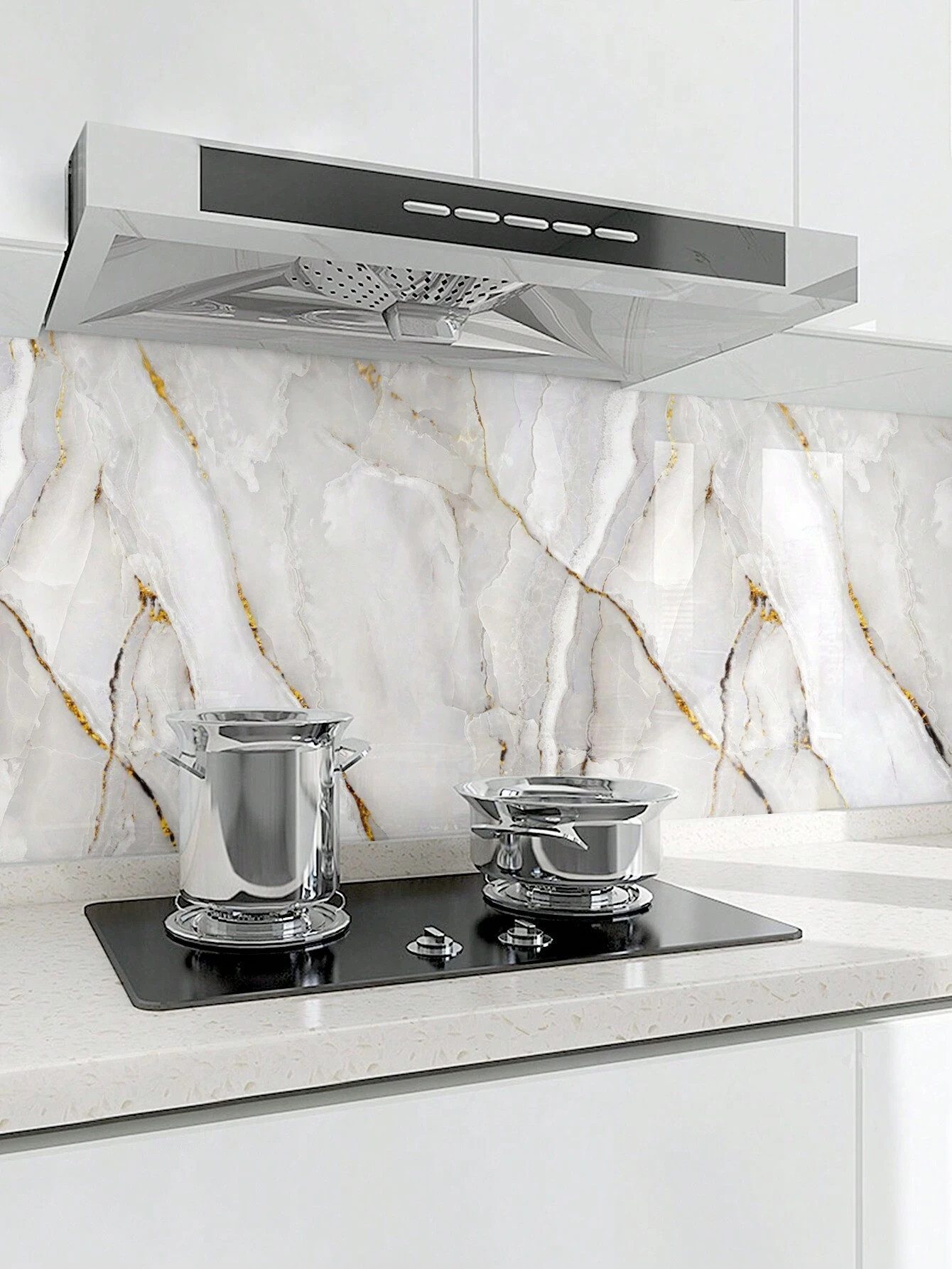 HomeBella Mustertapete Selbstklebende Küchenrückwand Tapete Wandfolie Marmo günstig online kaufen