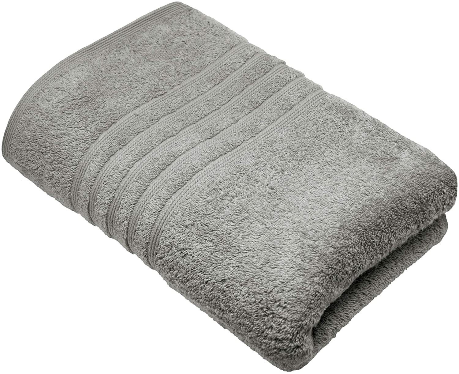 Badetuch Grau Frottee Lashuma Wellness (1-St), London, extra Stein Saunatuch lang Handtuch cm, 85x220