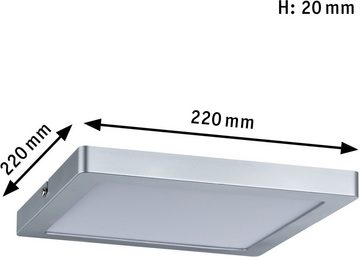 Paulmann LED Panel Atria, LED fest integriert, Warmweiß