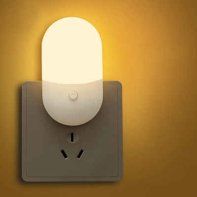 Lapalife LED Steckdosenleuchte »Plug-in LED-Nachtlicht, zweifarbig dimmbar warmweiß/weiß«, Energieeffizient, für Flur Kinderzimmer