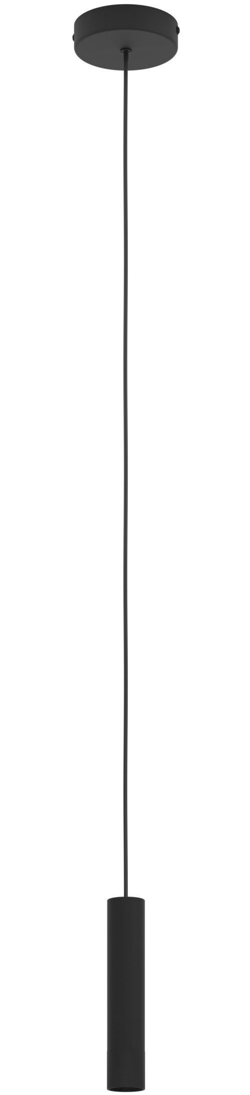 EGLO Hängeleuchte ALMUDAINA Pendellampe - Stahl - LED - 1X5W - IP20, LED fest integriert, Warmweiß, Hängelampe, Deckenlampe, Wohnzimmer, Esszimmer, H110 x Ø4 cm