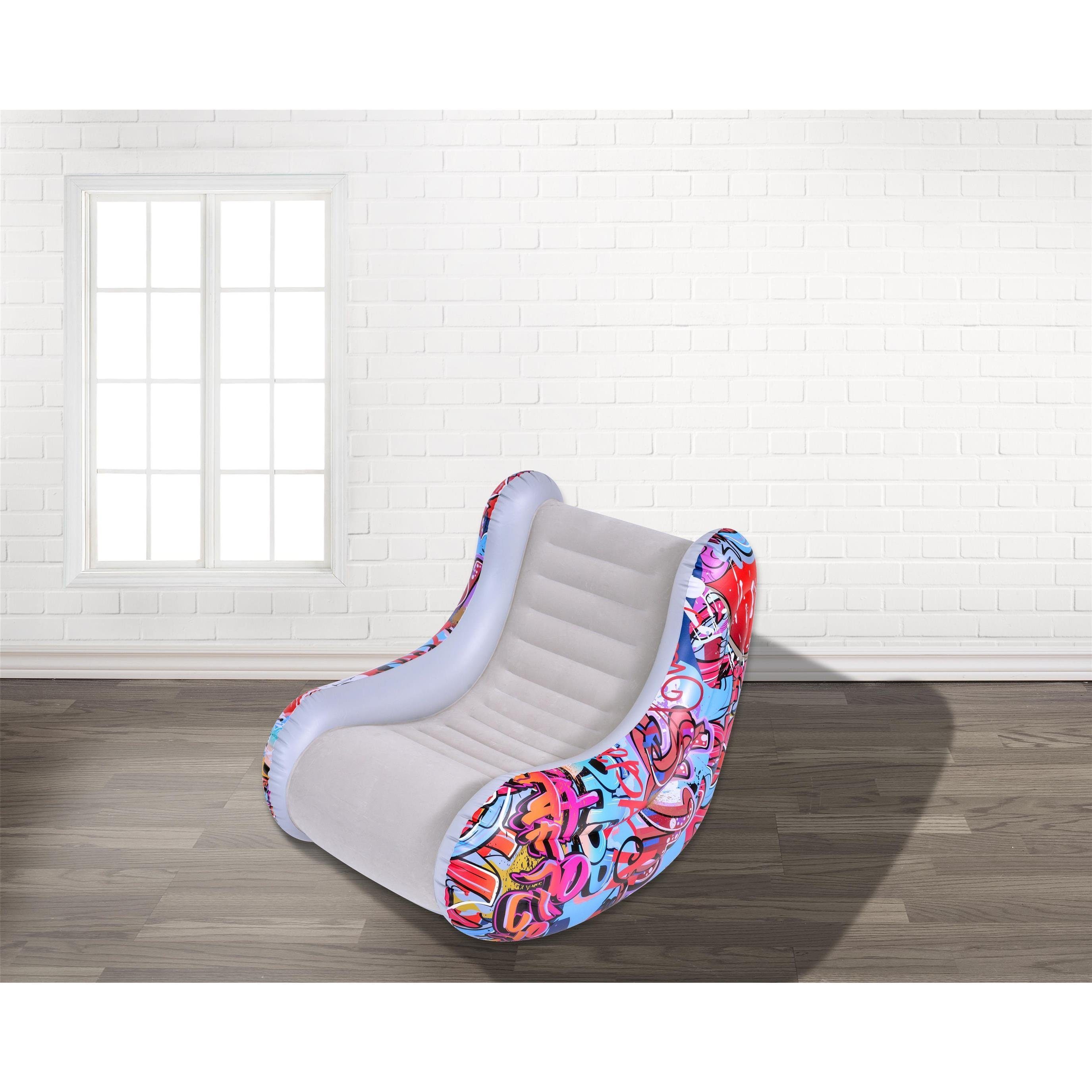 Avenli Luftsessel aufblasbarer Lounge Sessel Rückenlehne, 94x76x76 mit (aufblasbarer Sessel), cm