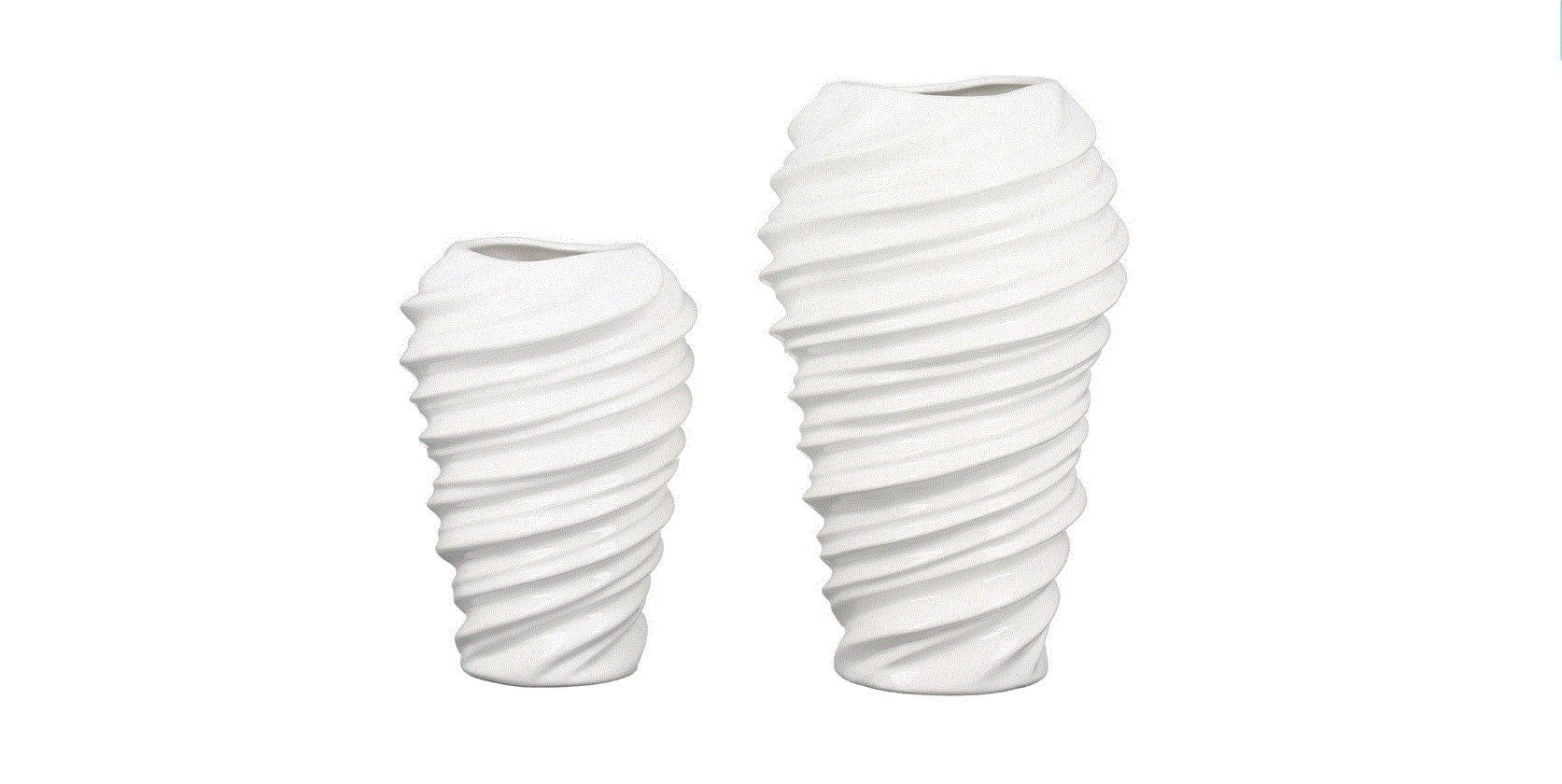 Casablanca by Gilde Tischvase Vase "TWIST" günstig online kaufen