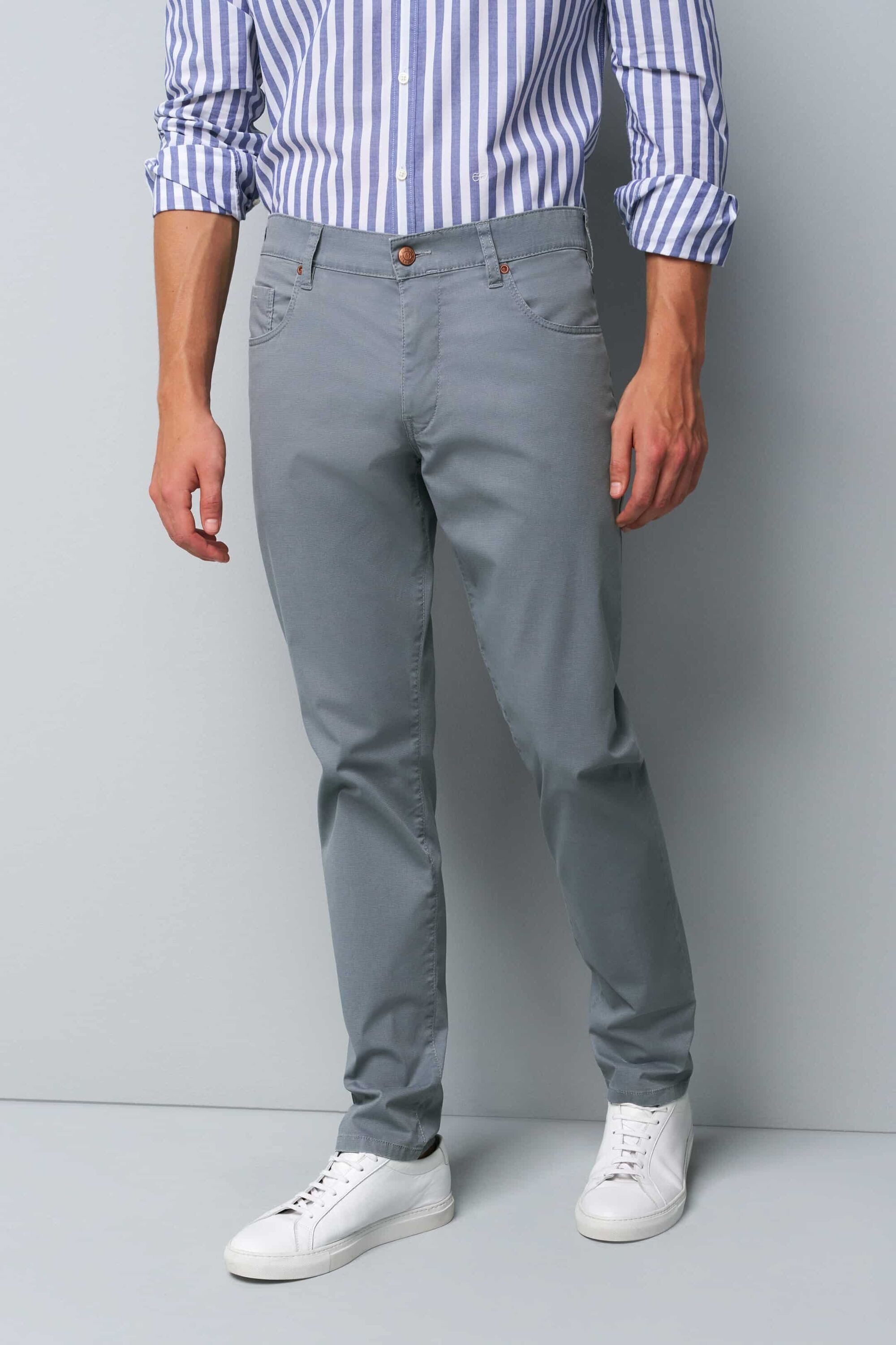 MEYER Chinos Chino M5 Slim aus Bio-Baumwolle