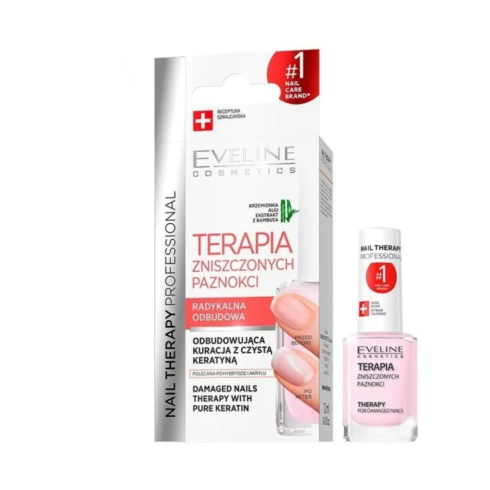 Eveline Cosmetics Haarspülung EVELINE Nail Therapy Professional Rebuild & Repair Nagel Conditioner