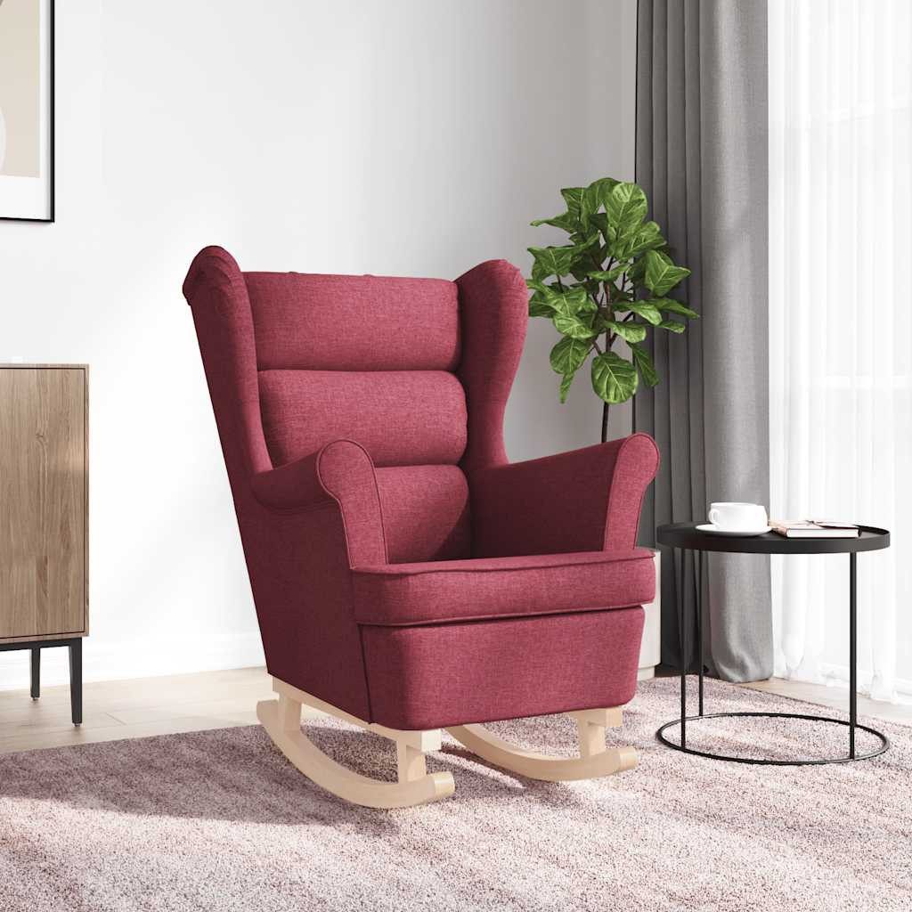 vidaXL Sessel Schaukelsessel Weinrot 74x90x102 cm günstig online kaufen