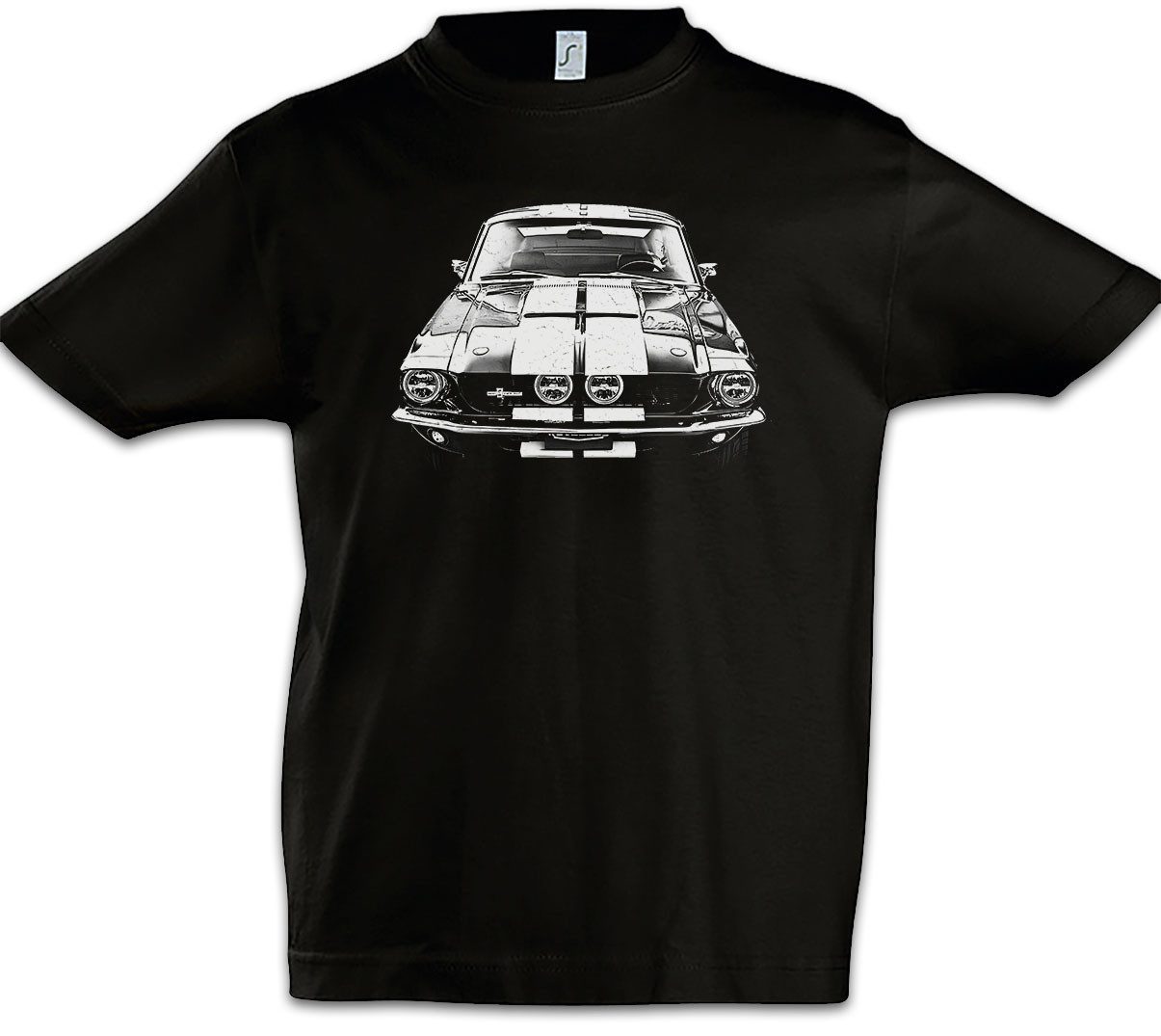 Print-Shirt Classic Shelby Kinder T-Shirt Mustang Eleanor Muscle Auto Cobra GT 500