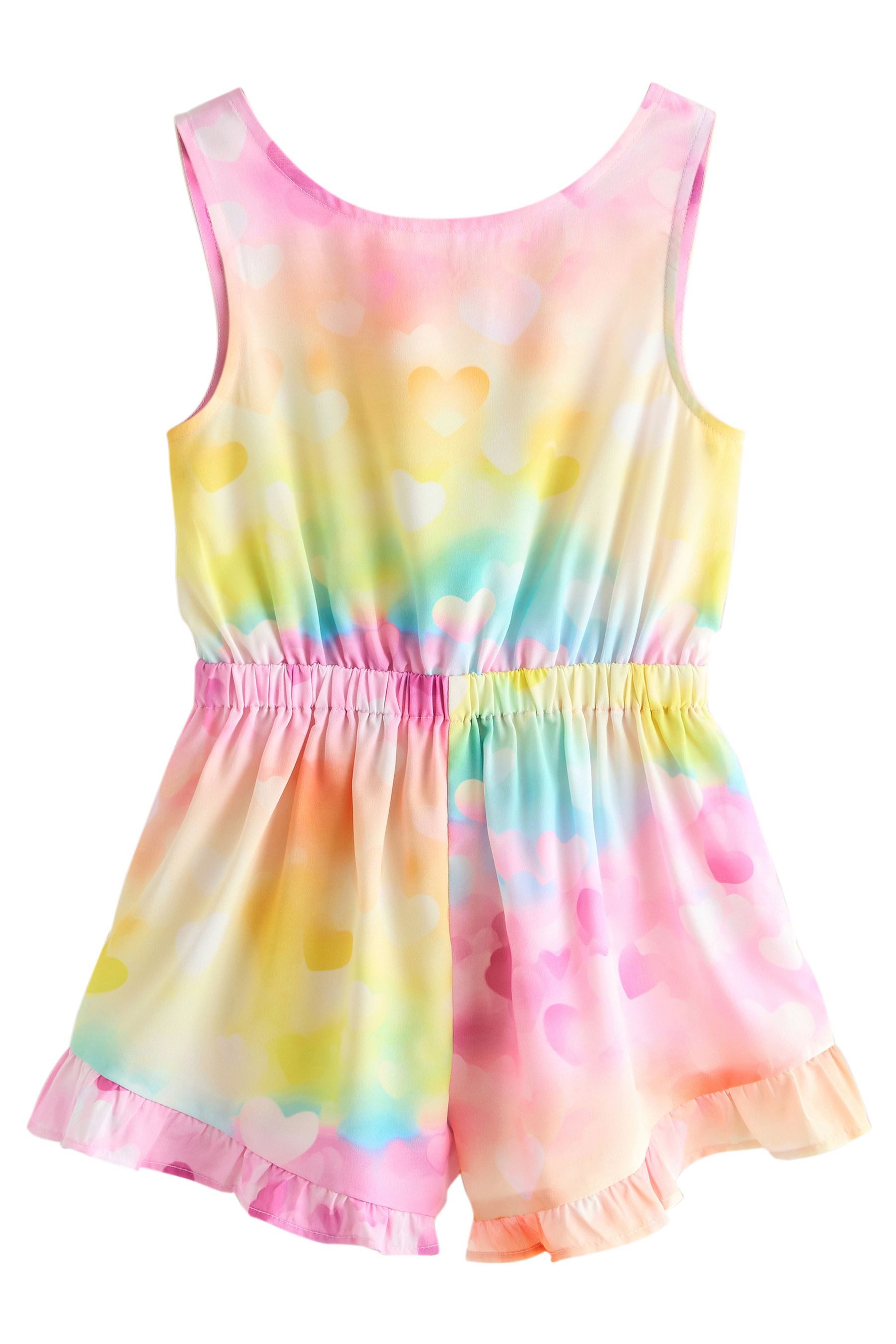 Next Playsuit Rückenfreier Playsuit mit Rüschensaum (1-tlg)