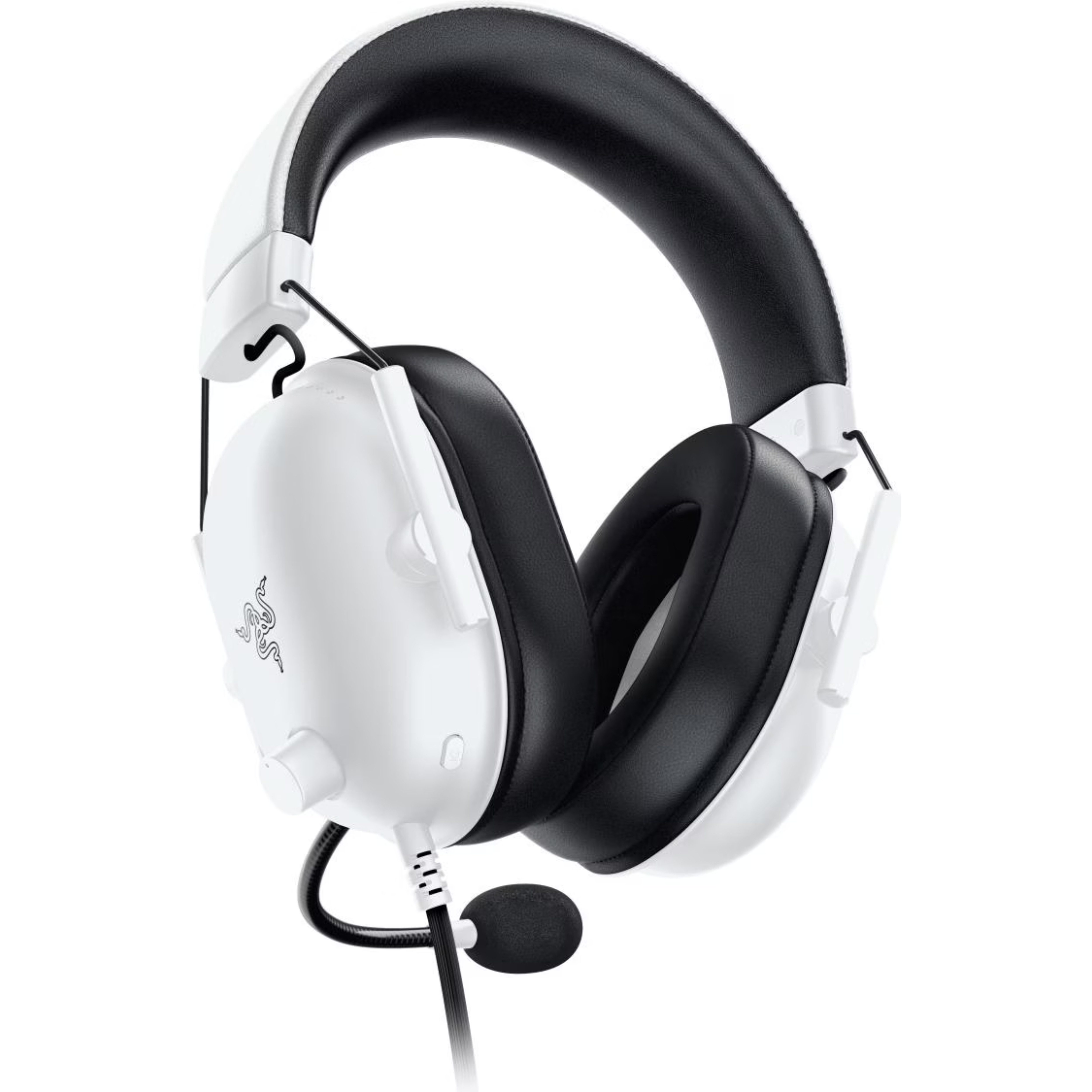 RAZER Blackshark V2 X Over-ear Gaming Headset Schwarz Grün Gaming-Headset (Headset mit Mikrofon, Atmungsaktive Ohrpolster)