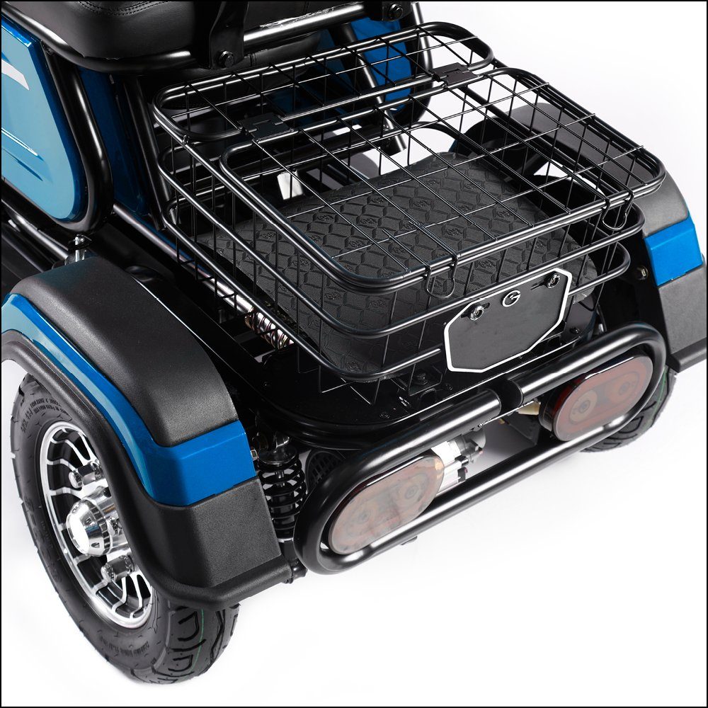 ENEWAY Elektromobil Bari, 500,00 W, 6,00 km/h, (Set, Fahrzeug mit Korb, Spiegel, Ladegerät), inklusive Körbe, mit leistungsfähigen Akkus