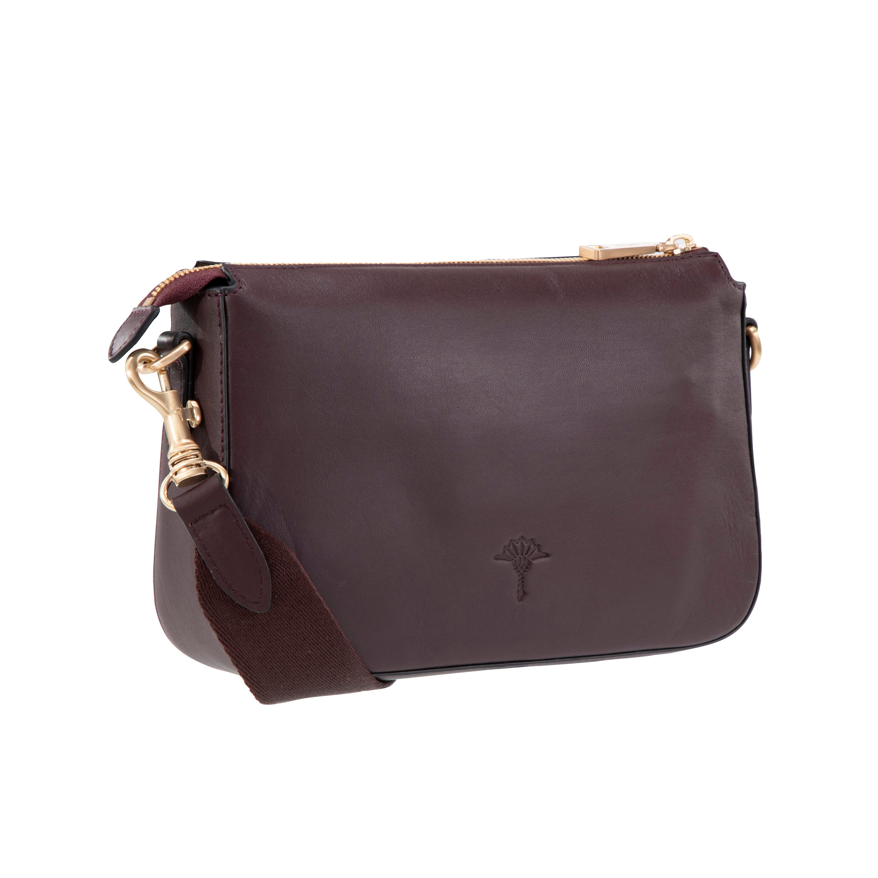 JOOP! Umhängetasche sofisticato 1.0 jasmina shoulderbag shz, Damen Handtasche, Schultertasche mit Logoprägung