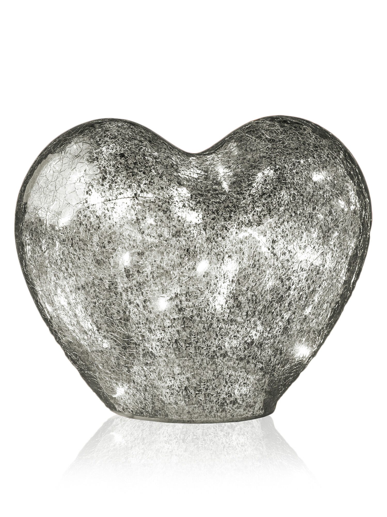 Dekorieren macht glücklich Dekoobjekt LED-Dekoherz (1 Stück), romantische Lichtdekoration in Rot oder Pink, 20 LEDs, 18,5 cm