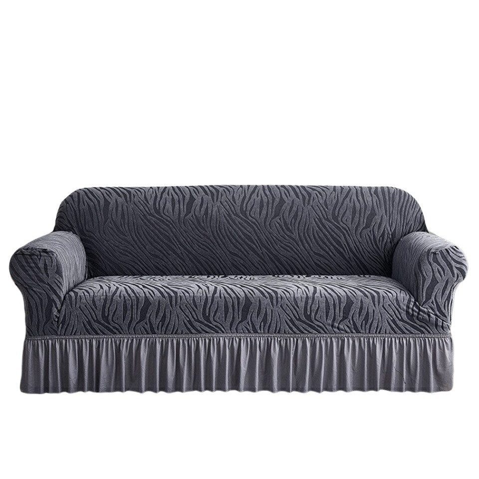 Diwzbyn Sofahusse Stretch Sofa überzug 1/2/3/4 Sitzer, Super Elastisch Sofabezug, Mit Armlehnen Waschbarer, kratzfester rutschfest Sofa Cover