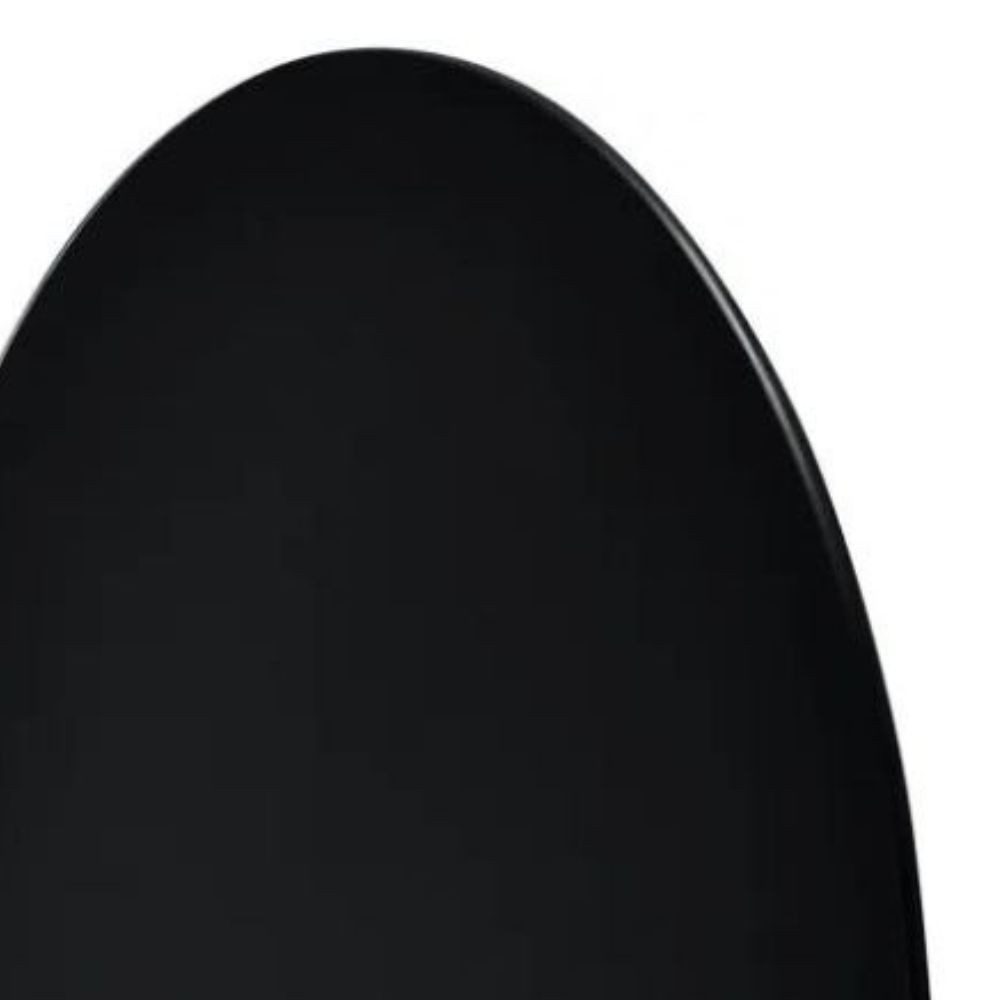 LebensWohnArt Tischplatte Glasplatte TERRY 30cm schwarz 8mm rund gehärtetes Glas Platzteller