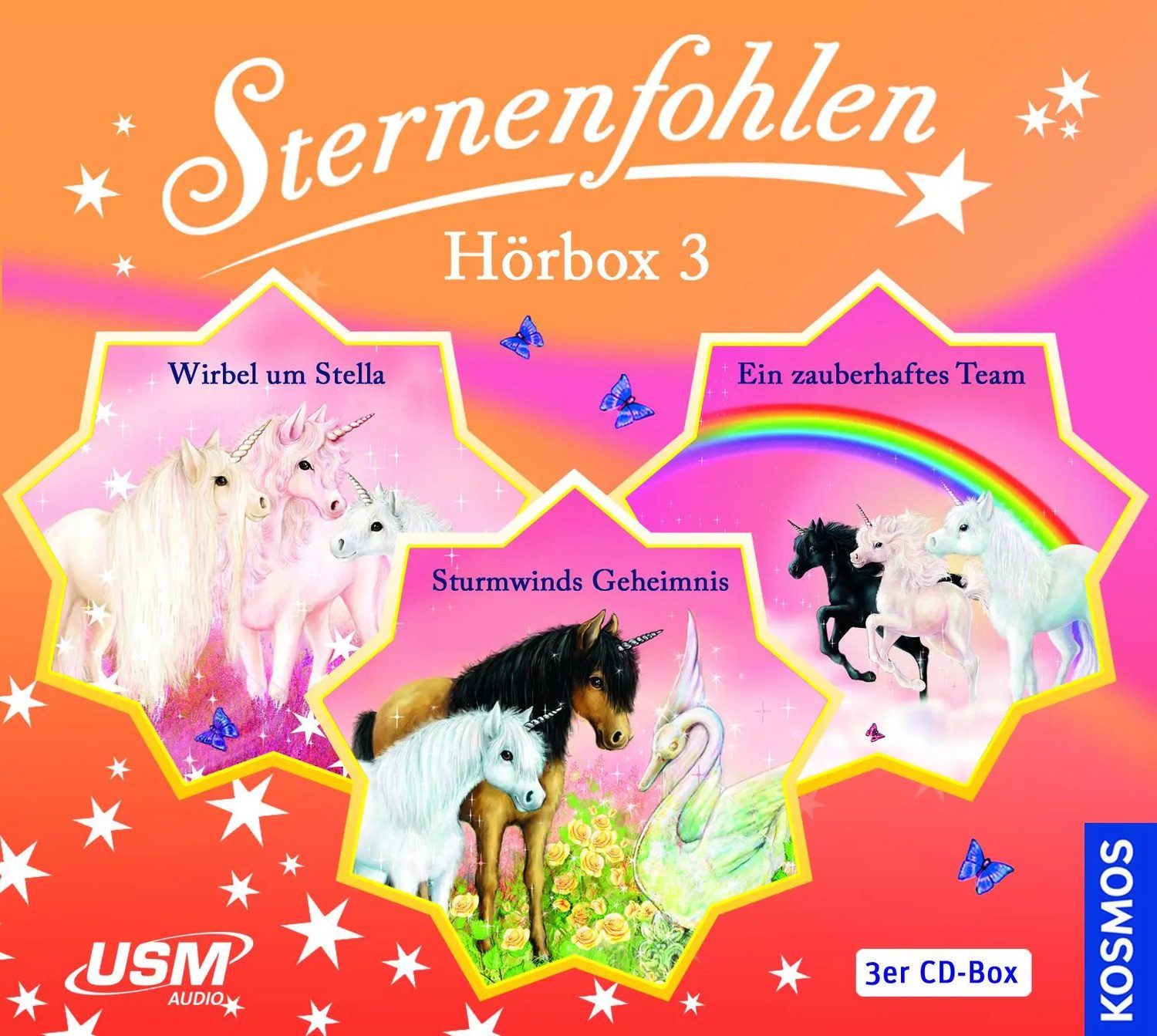 United Soft Media Hörspiel Die große Sternenfohlen Hörbox Folgen 7-9 (3 Audio CDs)
