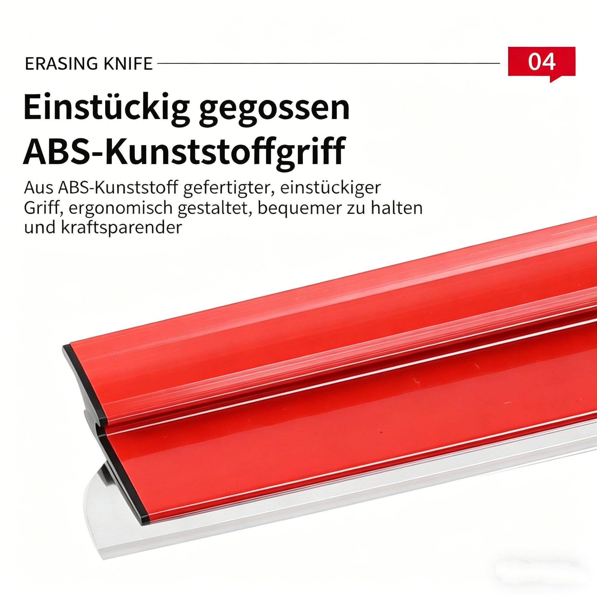 GARRYFIZH Dichtungsschaber Profi Flächenspachtel-Set Edelstahl, Teleskopstange, Trockenbau Für Wand & Decke, ergonomisch, rostfrei, inkl. Koffer & Ersatzklingen