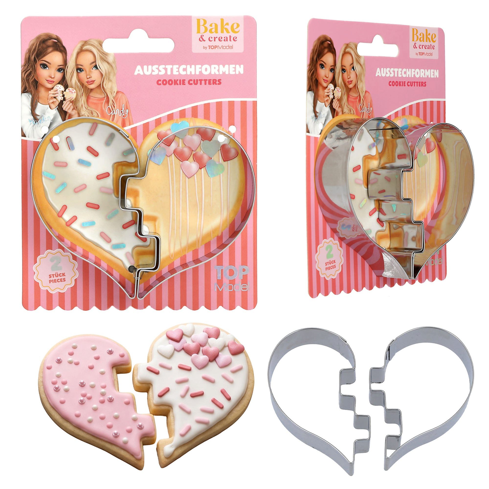 Depesche Spiel TOPModel BAKE and CREATE Ausstecher Herz 2-tlg., DEPESCHE